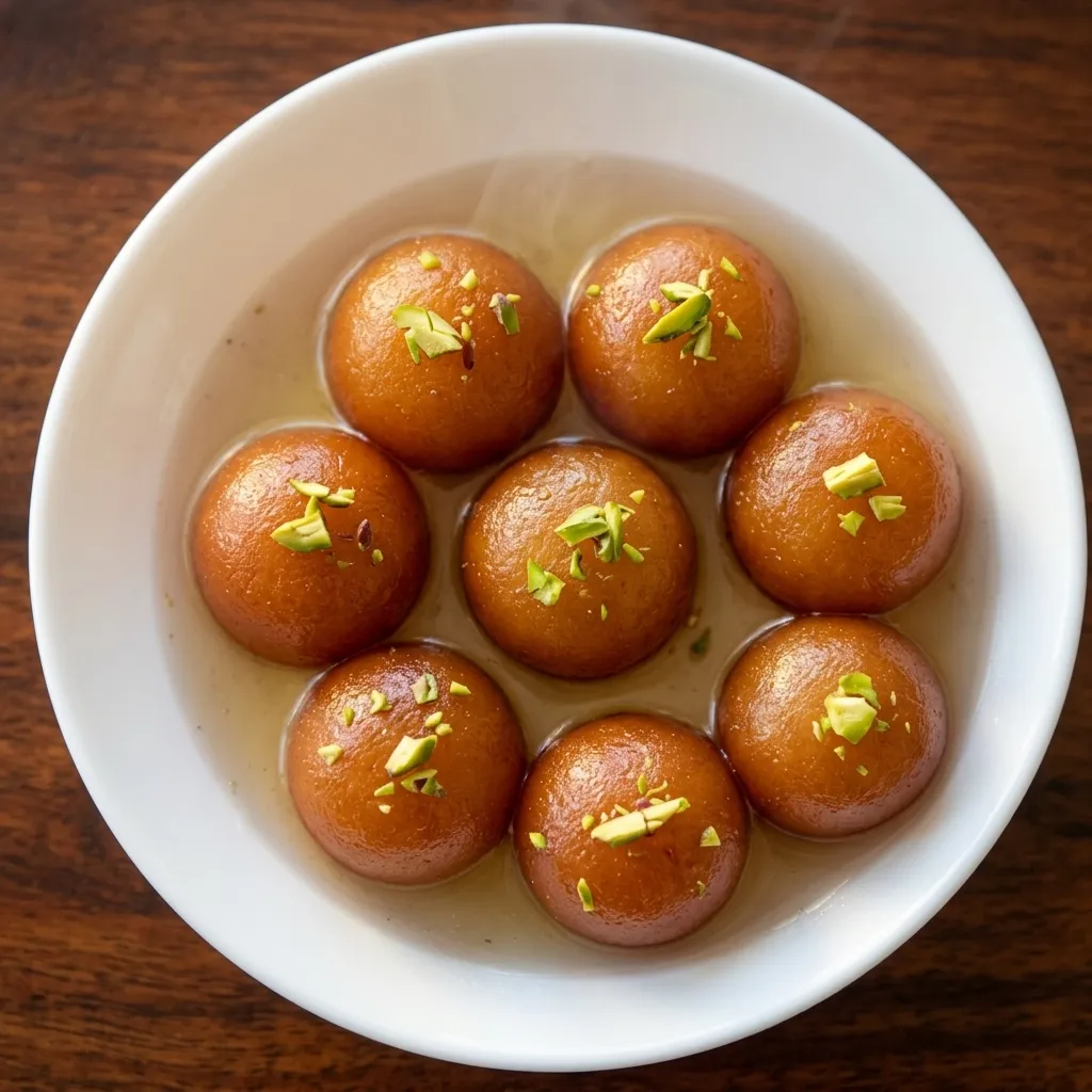Sweet syrup-soaked dessert bites served at Cafe Lake Louise in Lake Louise, AB